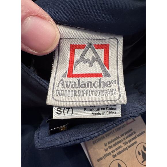 Avalanche Navy Blue Cargo Ski Pants Girls Size 7 Insulated Waterproof NWT - Picture 4 of 8